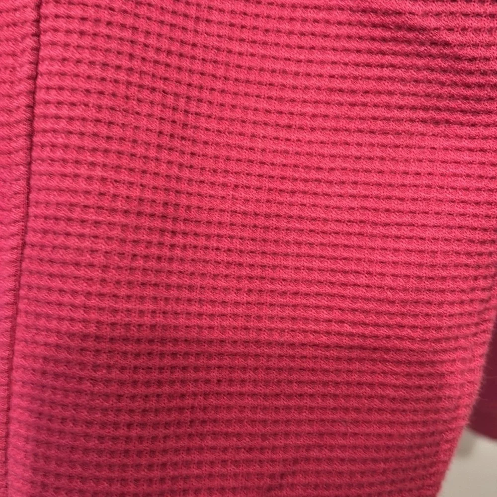 J Crew Brushed Waffle Knit Half Zip Pullover M